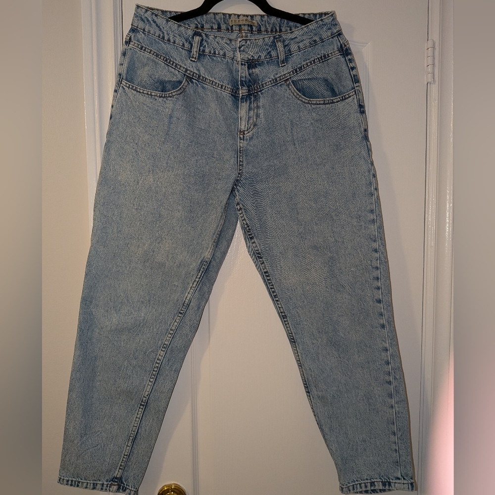 Denim&Co Sky Blue High Waist Jeans